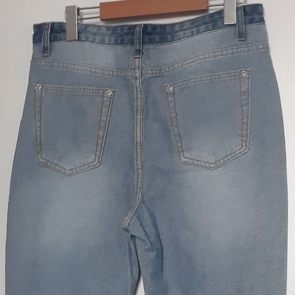 Nasty Gal "Two Sides to Every Story Mom Jeans" Sz. 8 NWT - Picture 5 of 14